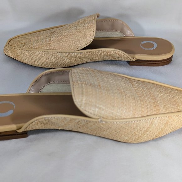 NWOT 7.5 Mule Loafer, Journee Collection Tan Akza - Picture 1 of 8